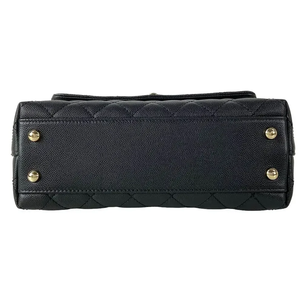 Chanel Small Top Handle Flap Bag/Matelasse/Coco Handle XS Handbag A92990